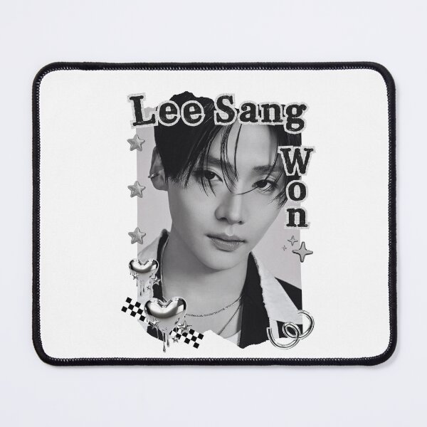Item preview, ALPHA DRIVE ONE (ALD1) Lee Sang Won (이상원) Global KPOP Boy Group Black and White Collage Digital Art Portrait designed and sold by AJUNICE STUDIO.
