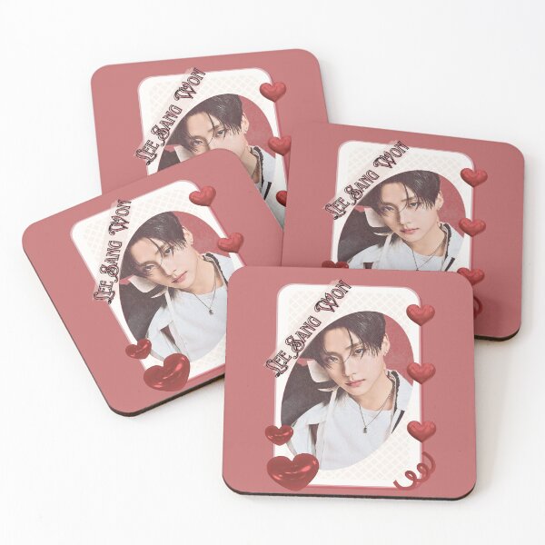 Item preview, ALPHA DRIVE ONE (ALD1) Lee Sang Won (이상원) Global KPOP Boy Group Card Red Aesthetic Collage Design designed and sold by AJUNICE STUDIO.