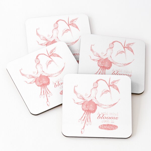 Item preview,  A WILD MIND BLOOMS EVEN IN DISORDER CORAL designed and sold by LIS AND MELIVERSO.