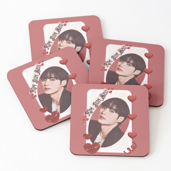 Item preview, ALPHA DRIVE ONE (ALD1) Kim Jun Seo (김준서) (Junseo) (준서) Global KPOP Boy Group Card Red Aesthetic Collage Design designed and sold by AJUNICE STUDIO.
