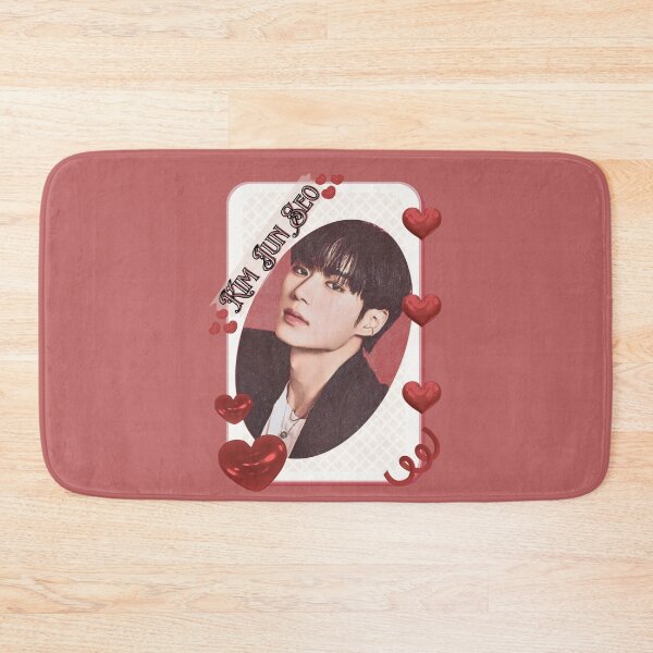 Item preview, ALPHA DRIVE ONE (ALD1) Kim Jun Seo (김준서) (Junseo) (준서) Global KPOP Boy Group Card Red Aesthetic Collage Design designed and sold by AJUNICE STUDIO.