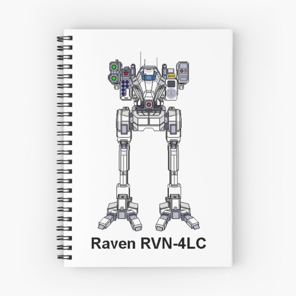 Item preview, Raven RVN-4LC (White) - Inner Sphere BattleMech designed and sold by DagleysDesigns.