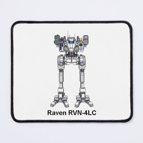 Item preview, Raven RVN-4LC (White) - Inner Sphere BattleMech designed and sold by DagleysDesigns.