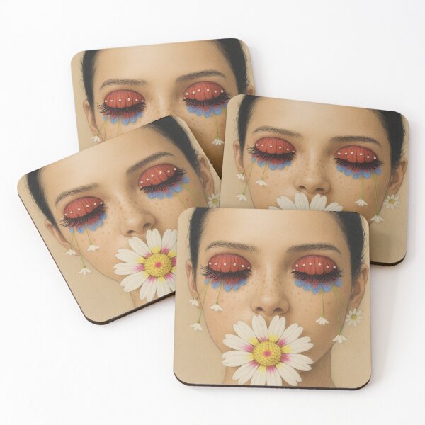 Item preview, Floral Silence – Surreal Bloom Portrait designed and sold by youkee.
