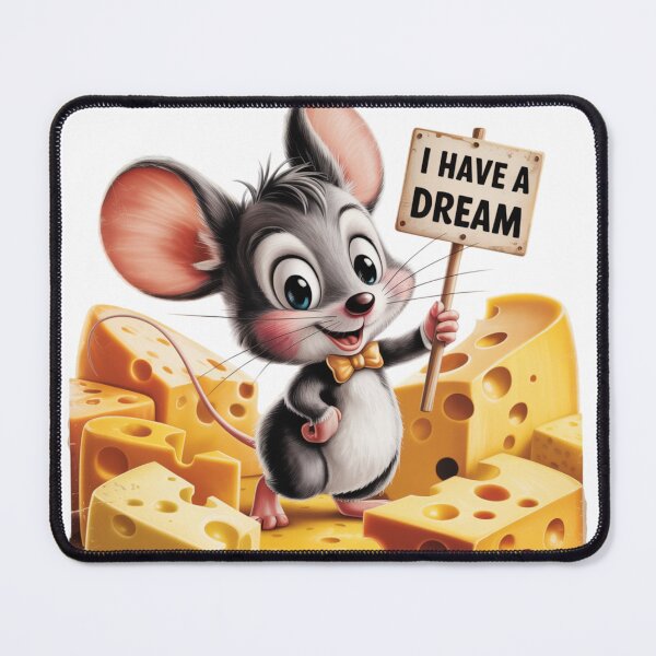 Item preview, Zippy Mouse Cheese Dream Graphic Tee  designed and sold by Zippy Creation.