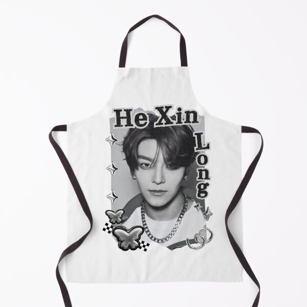 Item preview, ALPHA DRIVE ONE (ALD1) He Xin Long (贺鑫隆) (Xinlong) (씬롱) Global KPOP Boy Group Black and White Collage Digital Art Portrait designed and sold by AJUNICE STUDIO.