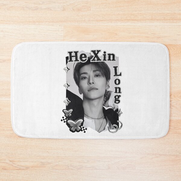 Item preview, ALPHA DRIVE ONE (ALD1) He Xin Long (贺鑫隆) (Xinlong) (씬롱) Global KPOP Boy Group Black and White Collage Digital Art Portrait designed and sold by AJUNICE STUDIO.
