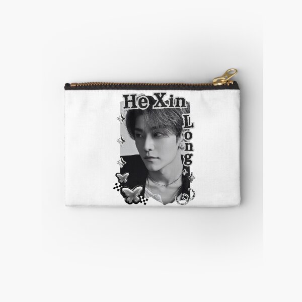 Item preview, ALPHA DRIVE ONE (ALD1) He Xin Long (贺鑫隆) (Xinlong) (씬롱) Global KPOP Boy Group Black and White Collage Digital Art Portrait designed and sold by AJUNICE STUDIO.