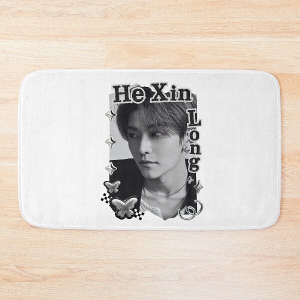 Item preview, ALPHA DRIVE ONE (ALD1) He Xin Long (贺鑫隆) (Xinlong) (씬롱) Global KPOP Boy Group Black and White Collage Digital Art Portrait designed and sold by AJUNICE STUDIO.