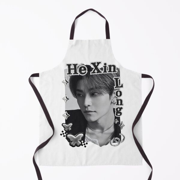 Item preview, ALPHA DRIVE ONE (ALD1) He Xin Long (贺鑫隆) (Xinlong) (씬롱) Global KPOP Boy Group Black and White Collage Digital Art Portrait designed and sold by AJUNICE STUDIO.