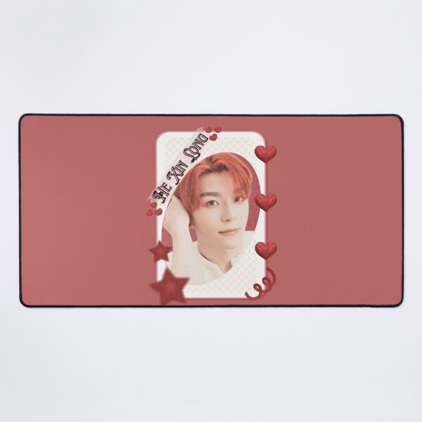 Item preview, ALPHA DRIVE ONE (ALD1) He Xin Long (贺鑫隆) (Xinlong) (씬롱) Global KPOP Boy Group Card Red Aesthetic Collage Design designed and sold by AJUNICE STUDIO.