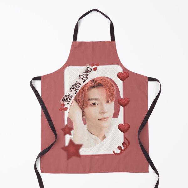 Item preview, ALPHA DRIVE ONE (ALD1) He Xin Long (贺鑫隆) (Xinlong) (씬롱) Global KPOP Boy Group Card Red Aesthetic Collage Design designed and sold by AJUNICE STUDIO.
