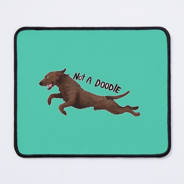 Item preview, Not a doodle - Liver Curly Coated Retriever designed and sold by Sparklepupfaeri.