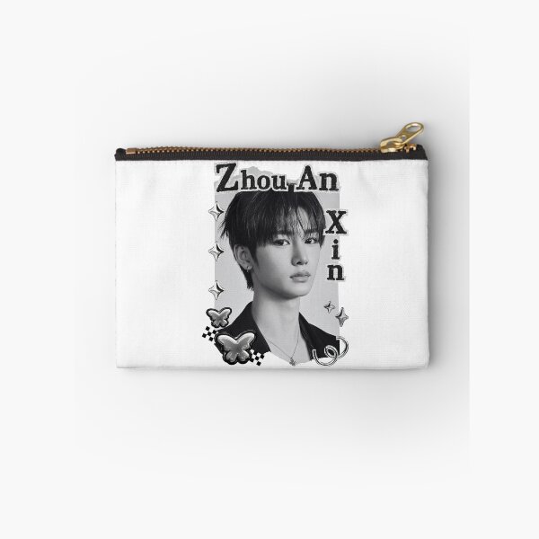 Item preview, ALPHA DRIVE ONE (ALD1) Zhou An Xin (周安信) (Anxin) (안신) Global KPOP Boy Group Black and White Collage Digital Art Portrait designed and sold by AJUNICE STUDIO.