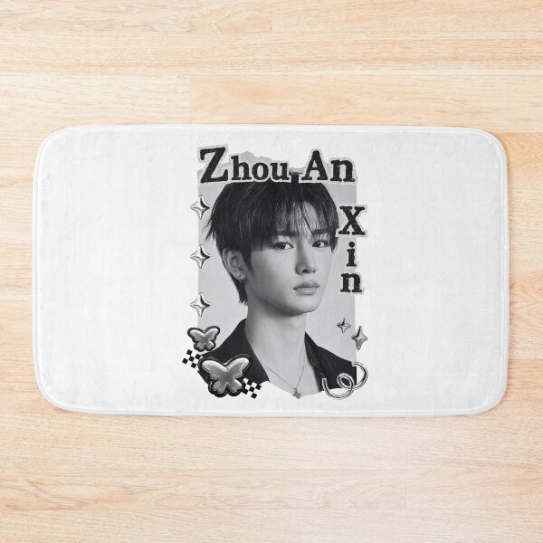 Item preview, ALPHA DRIVE ONE (ALD1) Zhou An Xin (周安信) (Anxin) (안신) Global KPOP Boy Group Black and White Collage Digital Art Portrait designed and sold by AJUNICE STUDIO.