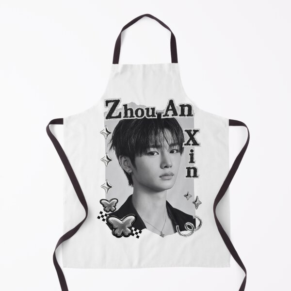 Item preview, ALPHA DRIVE ONE (ALD1) Zhou An Xin (周安信) (Anxin) (안신) Global KPOP Boy Group Black and White Collage Digital Art Portrait designed and sold by AJUNICE STUDIO.