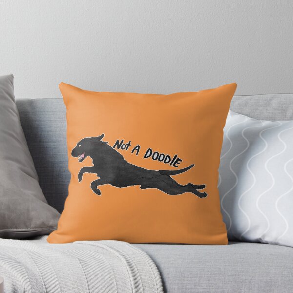 Item preview, Not a doodle - Black Curly Coated Retriever designed and sold by Sparklepupfaeri.