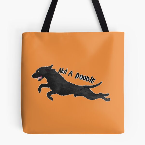 Item preview, Not a doodle - Black Curly Coated Retriever designed and sold by Sparklepupfaeri.