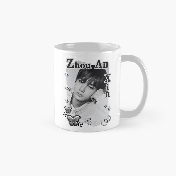 Item preview, ALPHA DRIVE ONE (ALD1) Zhou An Xin (周安信) (Anxin) (안신) Global KPOP Boy Group Black and White Collage Digital Art Portrait designed and sold by AJUNICE STUDIO.