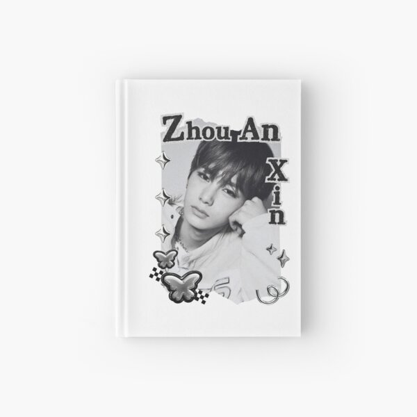 Item preview, ALPHA DRIVE ONE (ALD1) Zhou An Xin (周安信) (Anxin) (안신) Global KPOP Boy Group Black and White Collage Digital Art Portrait designed and sold by AJUNICE STUDIO.