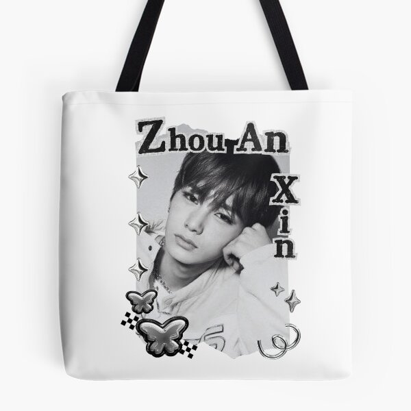 Item preview, ALPHA DRIVE ONE (ALD1) Zhou An Xin (周安信) (Anxin) (안신) Global KPOP Boy Group Black and White Collage Digital Art Portrait designed and sold by AJUNICE STUDIO.