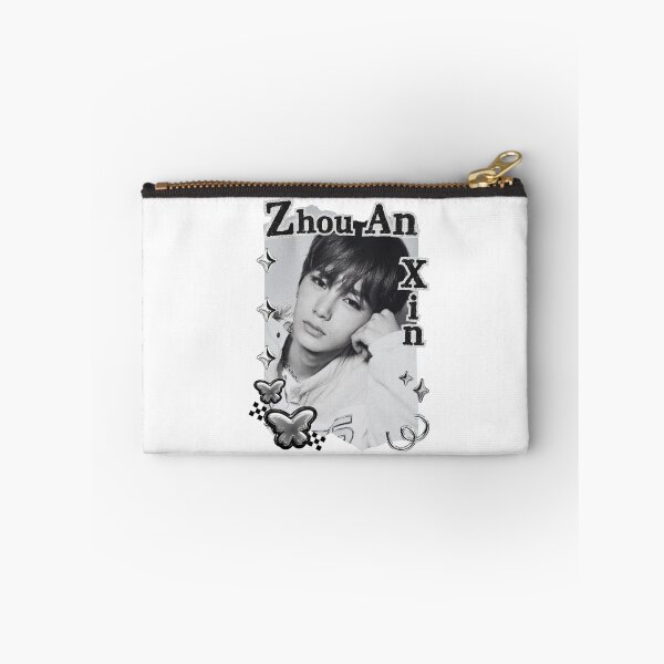 Item preview, ALPHA DRIVE ONE (ALD1) Zhou An Xin (周安信) (Anxin) (안신) Global KPOP Boy Group Black and White Collage Digital Art Portrait designed and sold by AJUNICE STUDIO.