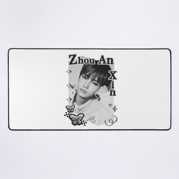 Item preview, ALPHA DRIVE ONE (ALD1) Zhou An Xin (周安信) (Anxin) (안신) Global KPOP Boy Group Black and White Collage Digital Art Portrait designed and sold by AJUNICE STUDIO.