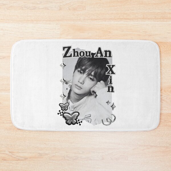 Item preview, ALPHA DRIVE ONE (ALD1) Zhou An Xin (周安信) (Anxin) (안신) Global KPOP Boy Group Black and White Collage Digital Art Portrait designed and sold by AJUNICE STUDIO.