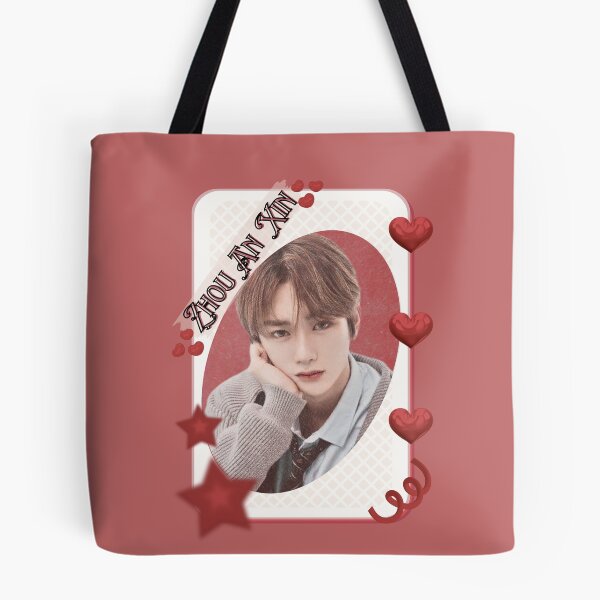 Item preview, ALPHA DRIVE ONE (ALD1) Zhou An Xin (周安信) (Anxin) (안신) Global KPOP Boy Group Card Red Aesthetic Collage Design designed and sold by AJUNICE STUDIO.