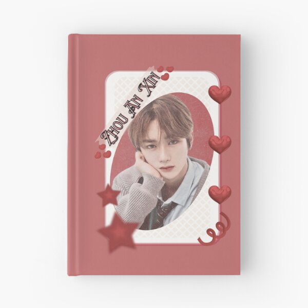 Item preview, ALPHA DRIVE ONE (ALD1) Zhou An Xin (周安信) (Anxin) (안신) Global KPOP Boy Group Card Red Aesthetic Collage Design designed and sold by AJUNICE STUDIO.