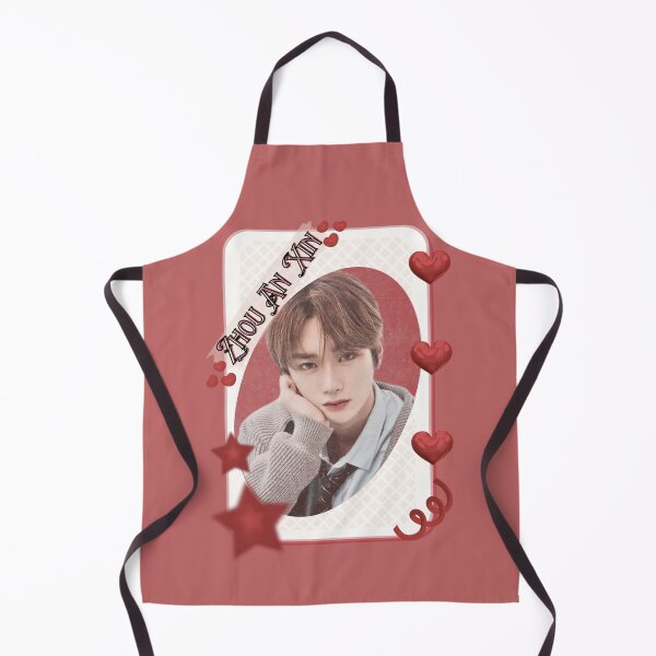 Item preview, ALPHA DRIVE ONE (ALD1) Zhou An Xin (周安信) (Anxin) (안신) Global KPOP Boy Group Card Red Aesthetic Collage Design designed and sold by AJUNICE STUDIO.