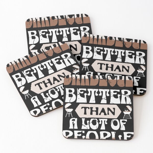Item preview, Barbecue – Better Than a Lot of People | Funny BBQ Lover Design designed and sold by T-Chou.