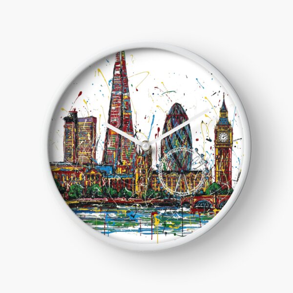 Item preview, Welcome In Abstract Expressionist Art City London designed and sold by Folk and Flux.