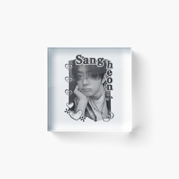 Item preview, ALPHA DRIVE ONE (ALD1) Sanghyeon (상현) (Chung Sang Hyeon) (정상현) Global KPOP Boy Group Black and White Collage Digital Art Portrait designed and sold by AJUNICE STUDIO.