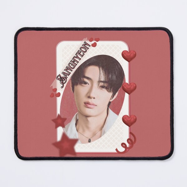 Item preview, ALPHA DRIVE ONE (ALD1) Sanghyeon (상현) (Chung Sang Hyeon) (정상현) Global KPOP Boy Group Card Red Aesthetic Collage Design designed and sold by AJUNICE STUDIO.