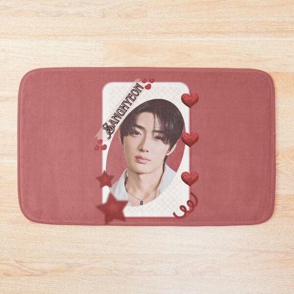 Item preview, ALPHA DRIVE ONE (ALD1) Sanghyeon (상현) (Chung Sang Hyeon) (정상현) Global KPOP Boy Group Card Red Aesthetic Collage Design designed and sold by AJUNICE STUDIO.