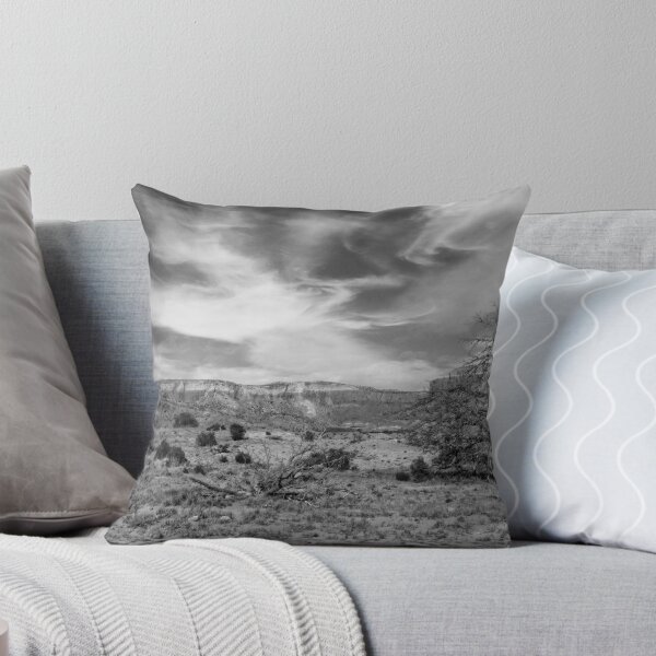 Aperçu de l'œuvre Ghost Ranch en noir et blanc créée et vendue par Kay Brewer.