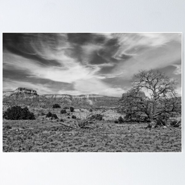 Artikelvorschau, Ghost Ranch in Schwarzweiß entworfen und verkauft von Kay Brewer.