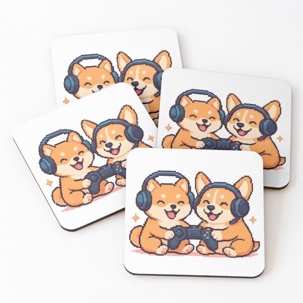 Item preview, Pixel Twin Muchis designed and sold by Arcade&Pixel.