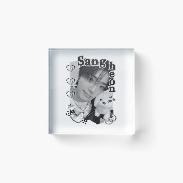 Item preview, ALPHA DRIVE ONE (ALD1) Sanghyeon (상현) (Chung Sang Hyeon) (정상현) Global KPOP Boy Group Black and White Collage Digital Art Portrait designed and sold by AJUNICE STUDIO.