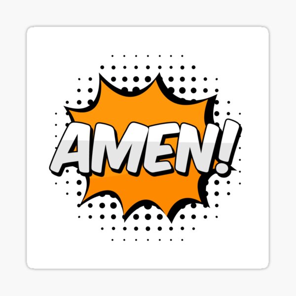 Item preview, ¡Amén! Arte pop cómico: diseño de expresión audaz de la fe cristiana designed and sold by Darcy'sArtfortheHeart.