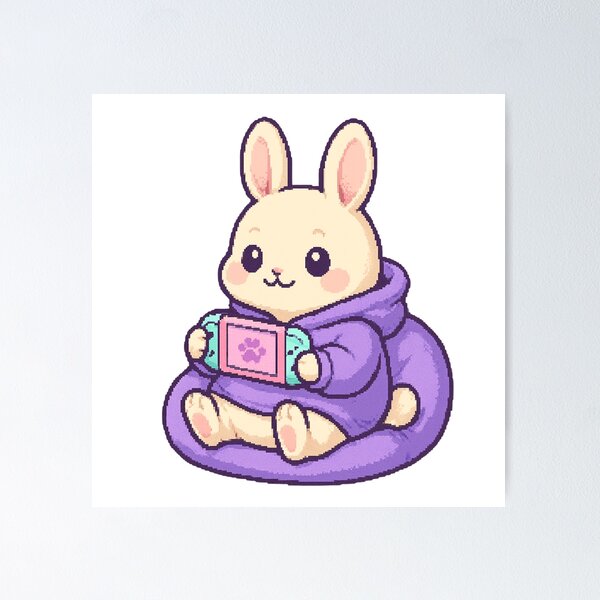 Item preview, Pixel Bunny designed and sold by Arcade&Pixel.