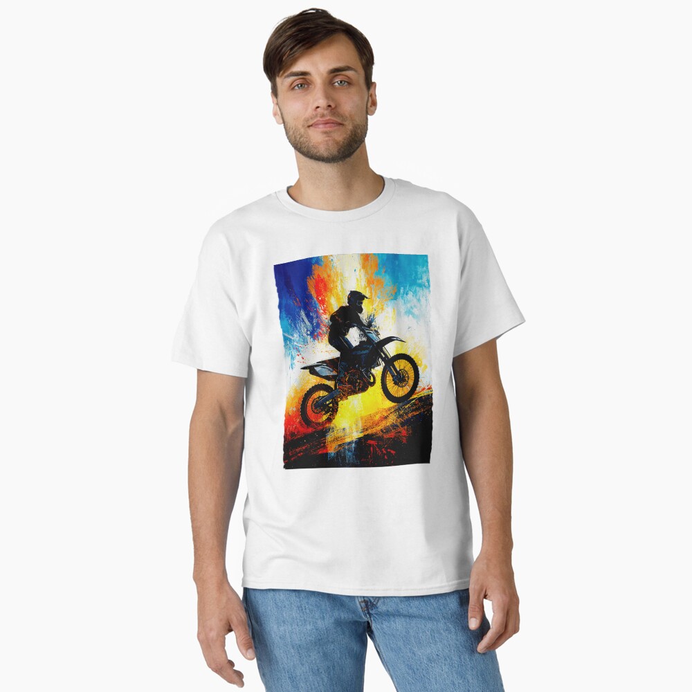 Motocross Rider Art: One Design, On Everything — Classic T-Shirt