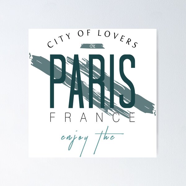 Item preview, Typographic Journeys – The Art of Cities: Paris designed and sold by dnyl.