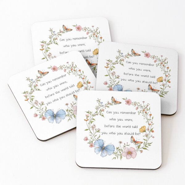 Item preview, Can you remember who you were, before the world told you who you should be? - Charles Bukowski poetic introspective quote designed and sold by KatelynMitalski.