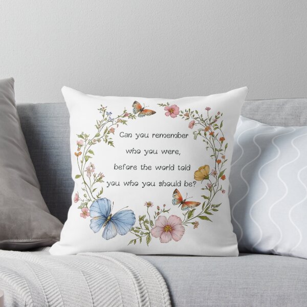 Item preview, Can you remember who you were, before the world told you who you should be? - Charles Bukowski poetic introspective quote designed and sold by KatelynMitalski.