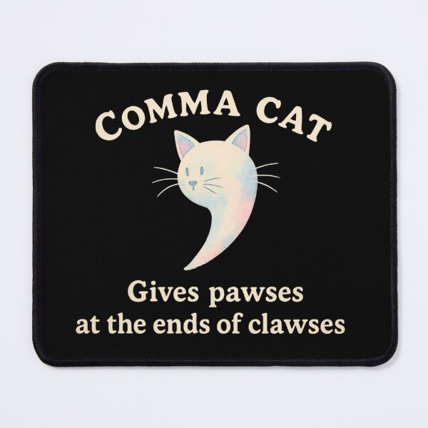 Item preview, Funny Cat Grammar Pun Gift for English Teacher, Professor, Book Lover & Reading Enthusiast – Clever Literary Humor for Grammar Nerds and Language Fans designed and sold by SlocifieShop.