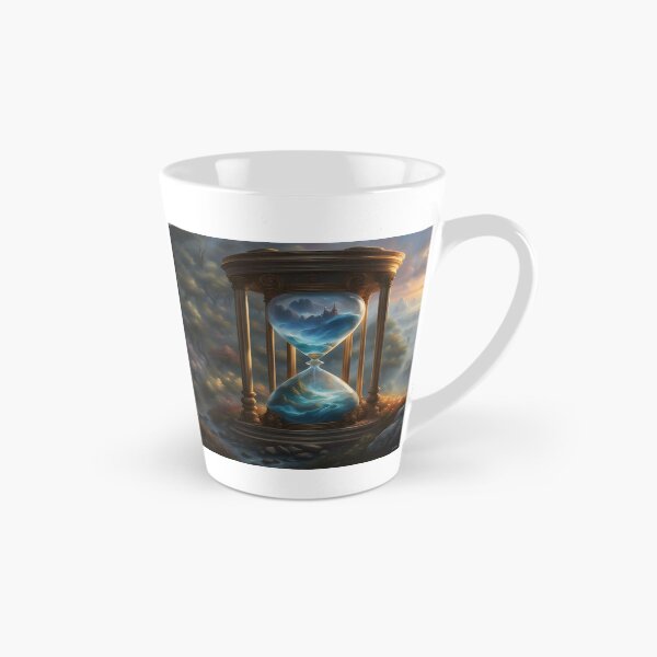 Item preview, Timeless Flow – An Hourglass Reflection on Life designed and sold by PawPrintedArt.