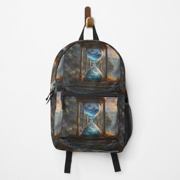 Item preview, Timeless Flow – An Hourglass Reflection on Life designed and sold by PawPrintedArt.