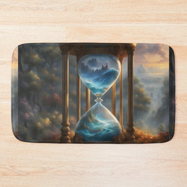 Item preview, Timeless Flow – An Hourglass Reflection on Life designed and sold by PawPrintedArt.